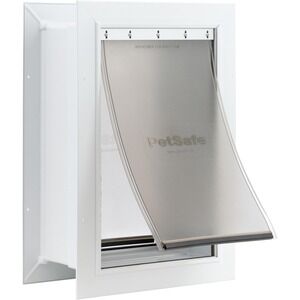 PetSafe Large Pet Door‎ for Wall – 100 lb Capacity – Telescoping Frame Design